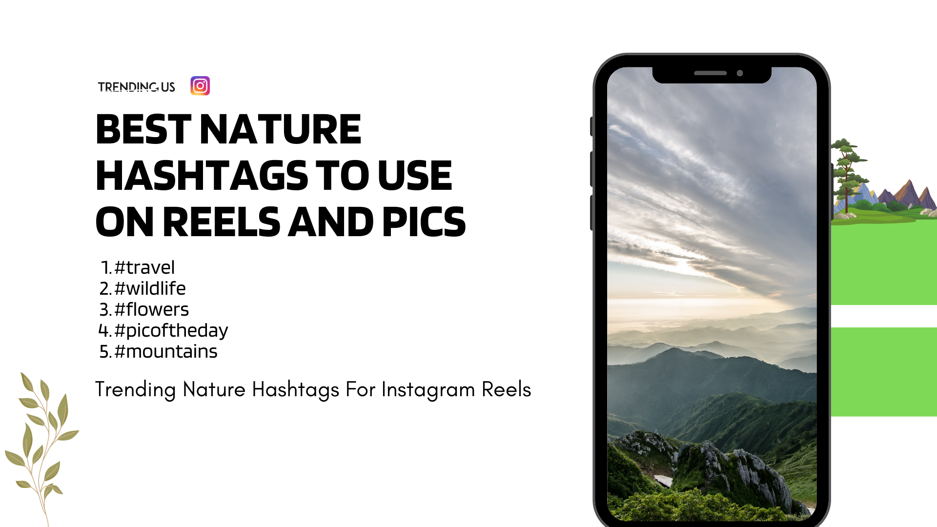 94 Trending Nature Hashtags For Instagram Reels » Trending Us