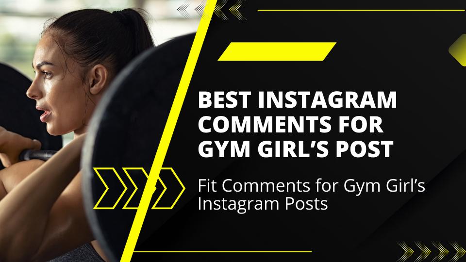 39 Comments for Gym Girl’s Fitness Instagram Post
