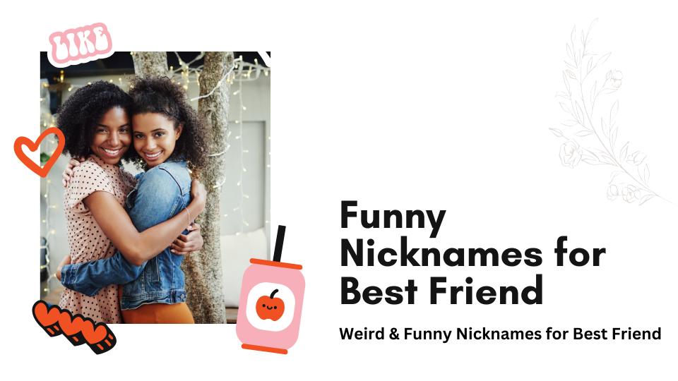 Funny nicknames for best friend