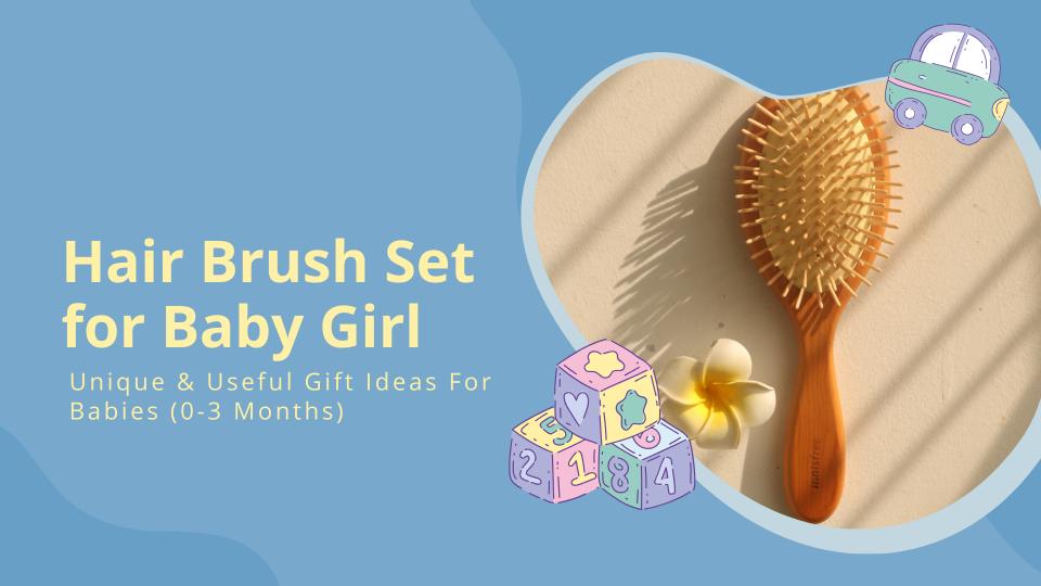 Hair brush set for baby girl