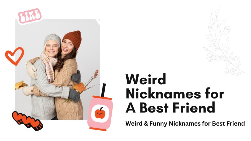 Weird nicknames for a best friend