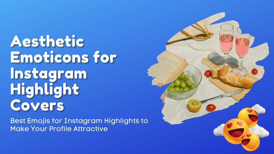 Aesthetic emoticons for instagram highlight covers