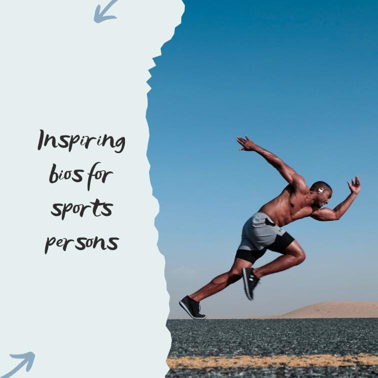 Inspiring bios for sports persons