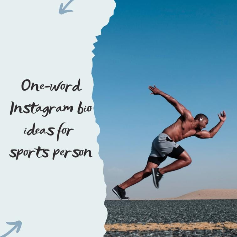 One word instagram bio ideas for sports person