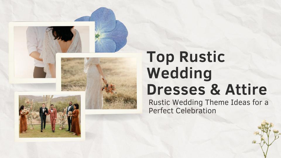 Top rustic wedding dresses & attire